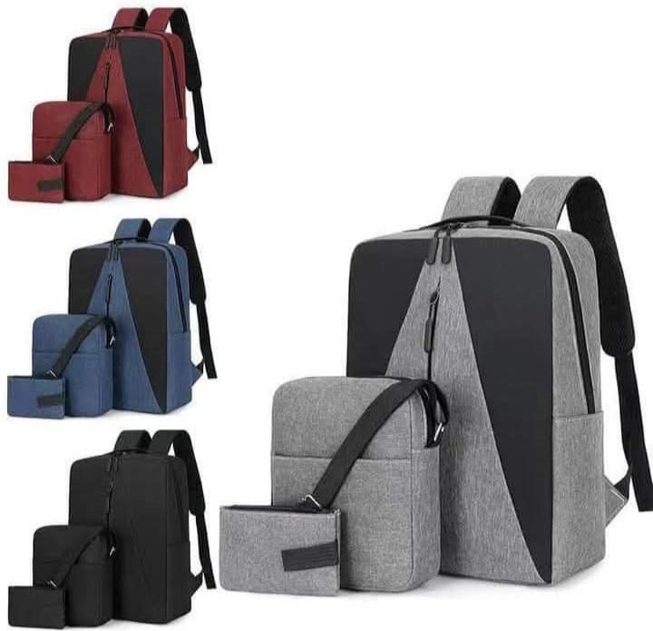 CARACTÉRISTIQUES.             Sac 3 en 1 COMPLET 
✓ TISSUS TRÈS FIN ET LÉGER 
✓ IMPERMEABLE À L'EAU
✓ PORT USB
