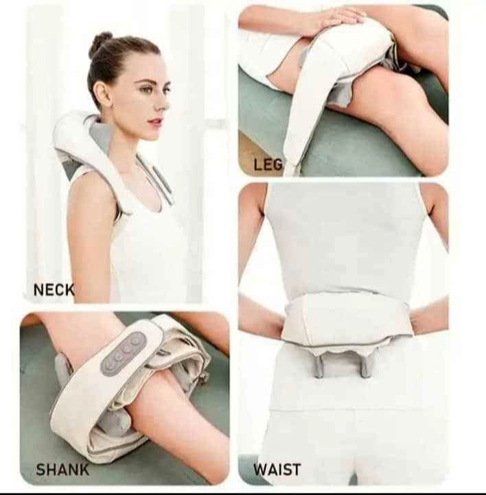 Châle de massage cervical aste électrique sans fil, masseur de cou portable , pétrissage metropolitain institut photo , chargement USB