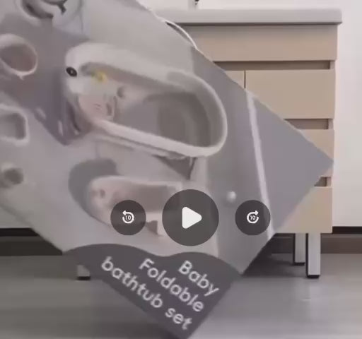 Ensemble de baignoire pour bebe , 7 pièces avec capteur de température, bassin de bain pour bébé avec siège et bol .