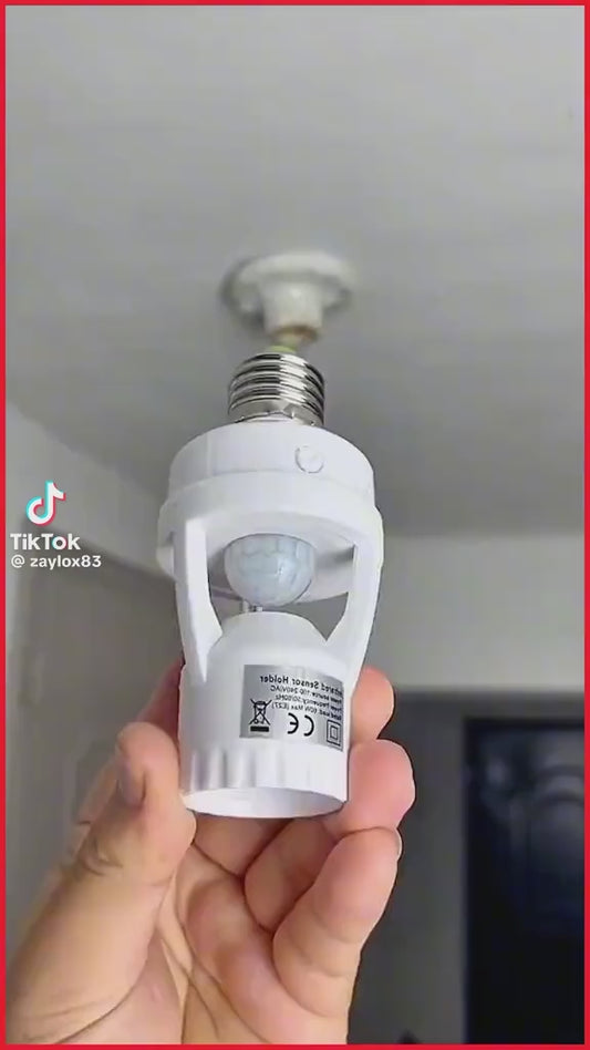 Prix: promo 5000f au lieu de 10000f
  Lampe avec Capteur de Mouvement E27, Interrupteur d'Induction Humaine PIR avec Contrôle de Retard de Temps, Convertisseur LED Câblé 85-265 pour Utilisation Électrique en chambre , contrôle automatique.