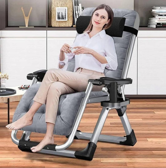 Chaise pliable orthopédique, ultra confort .                        Offrez-vous un Moment de détente avec cette chaise robuste, rembouree en mousse épaisse, ideal pour le salon, la terrasse , camping où même le Bureau.