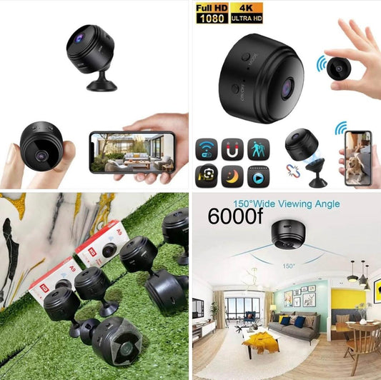 🎥 Mini Caméra 1080p sans wifi sans connexion nouvelle technologie HD pour surveillance à distance permanente 24h/24 pas besoin de connexion internet. 🔥🔥🔥code Qr dans la notice pour télécharger l application.