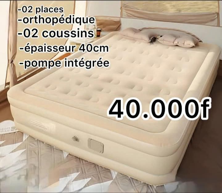 Matelas gonflable pour voyage et camping