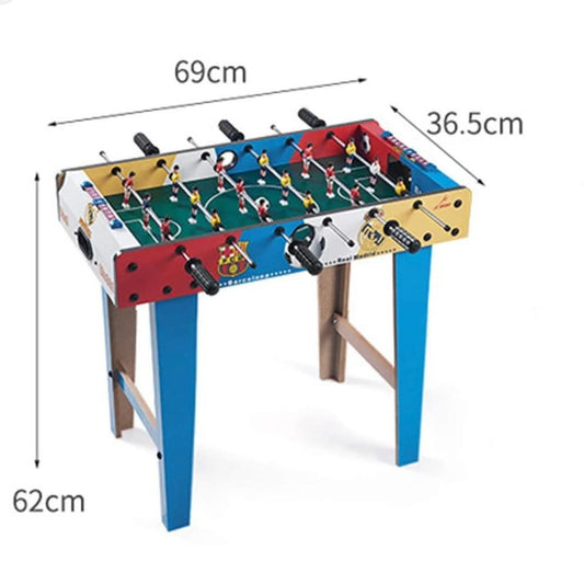Table de football , table en bois avec quatre barres et six barres, jouets interactifs parent-enfant, jeux de Grande-Bretagne , 4 boules, jeux très amusant pour les enfants et grande personne.