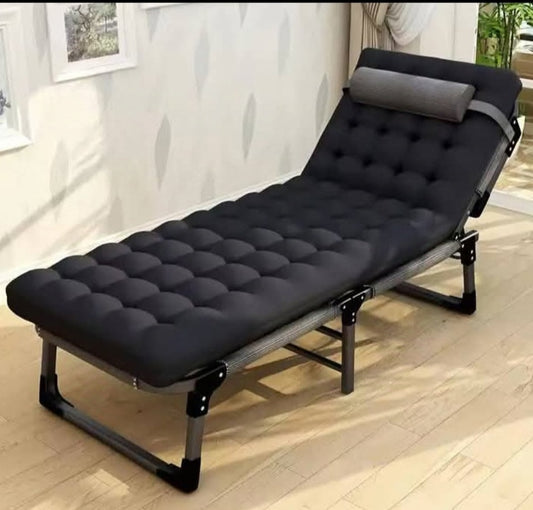 Lit pickot pliable avec mousse , cadre en métal, lit orthopédique, multifonctionnel réglable, solides, transporter facilement, lit rembourer.