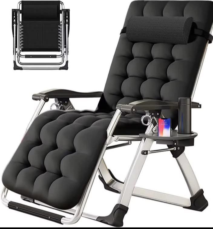 -35% De réduction. 

L’élégance et la qualité au RDV

.Chaise longue d'intérieur à hauteur réglable - Fauteuil à bascule inclinable manuel avec dossier solide, structure en acier au carbone, finition peinte, rembourrage