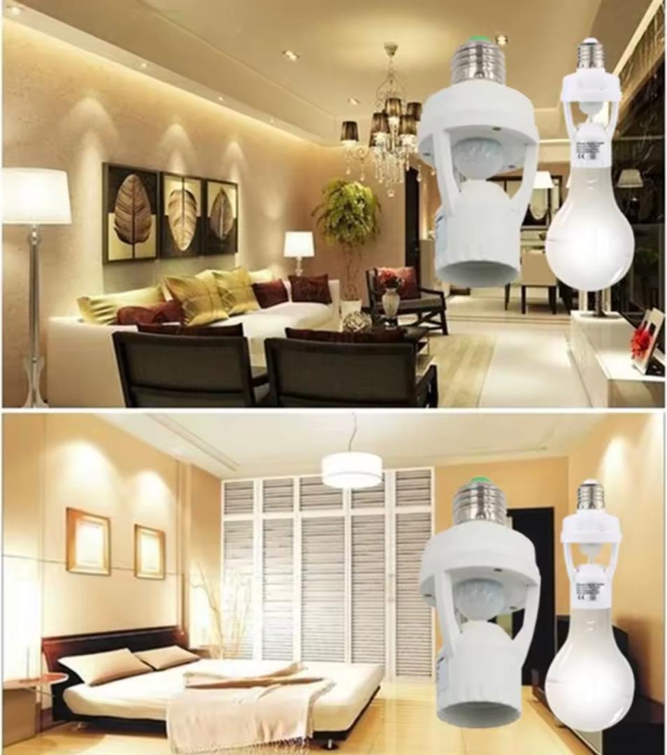 Prix : 5000f au lieu 8000f . Ampoule gratuite offerte, douille intelligente, avec détection infrarouge pour un allumage automatique et sécurise de vos lampes. Facile à installer, cette douille optimise l'éclairage avec une efficacité énergétique.