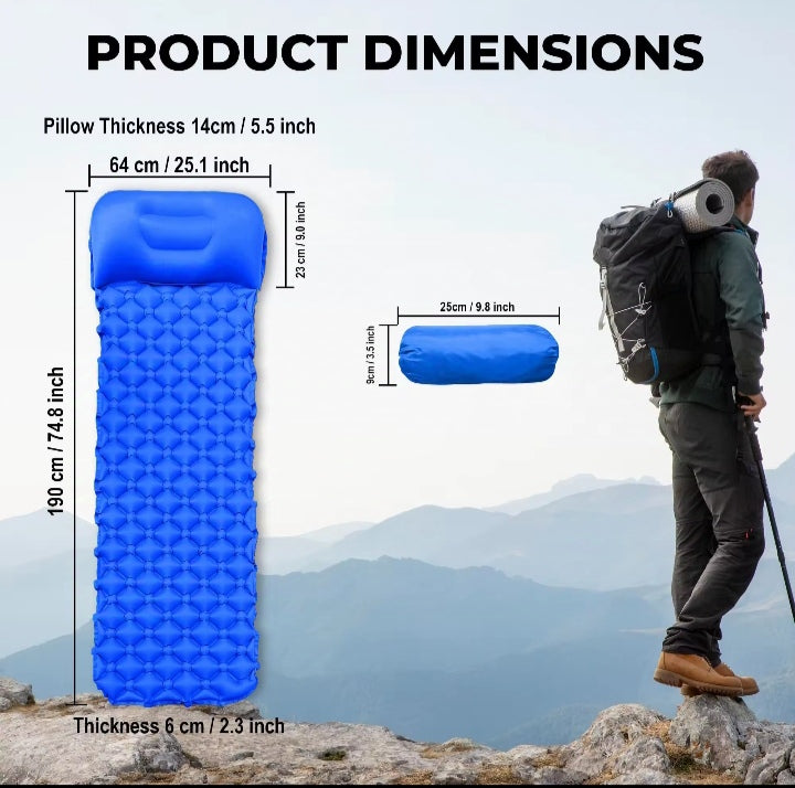 Matelas pneumatique ultraléger pour camping