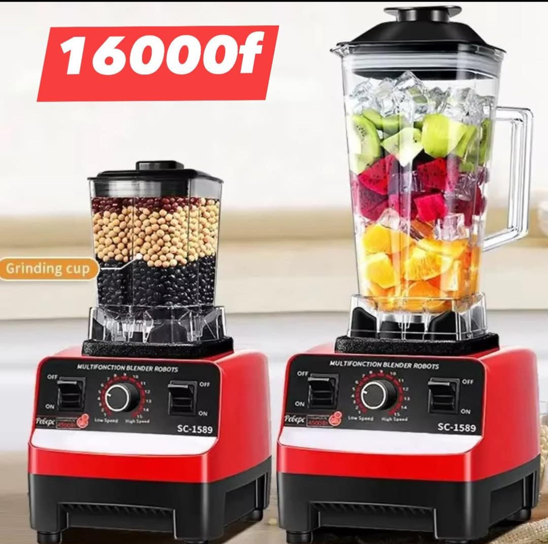 Spécial promo carême - marque Silver crest _ Blender 2 en 1 à double tasse, unités unique, Blender polyvalent, prise US _ 850w , diverses réglage de vitesse, lames en acier inoxydable, presse _ argument et Blender, facile à nettoyer.